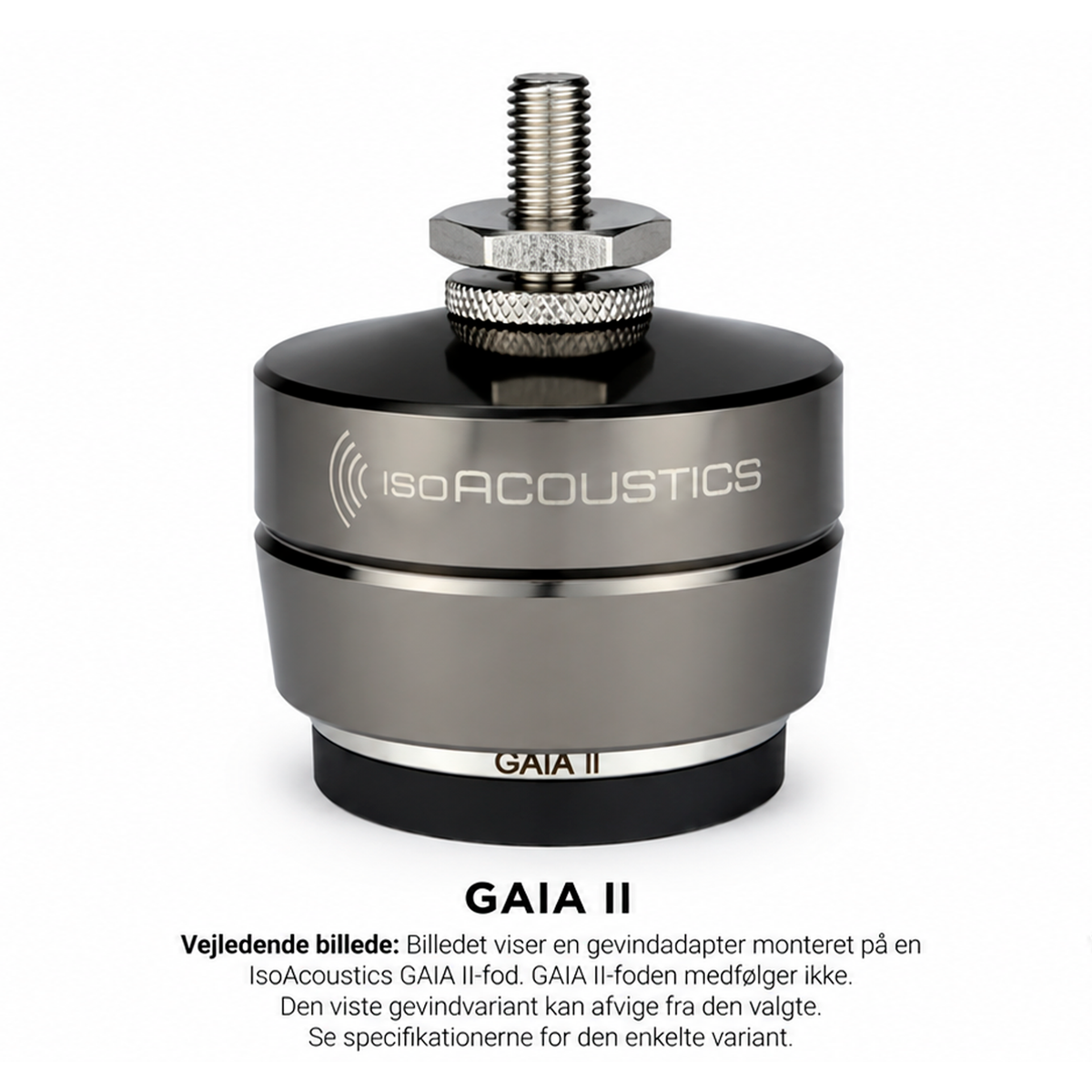 IsoAcoustics Gaia II & III - Gevindadaptere (4 STK)