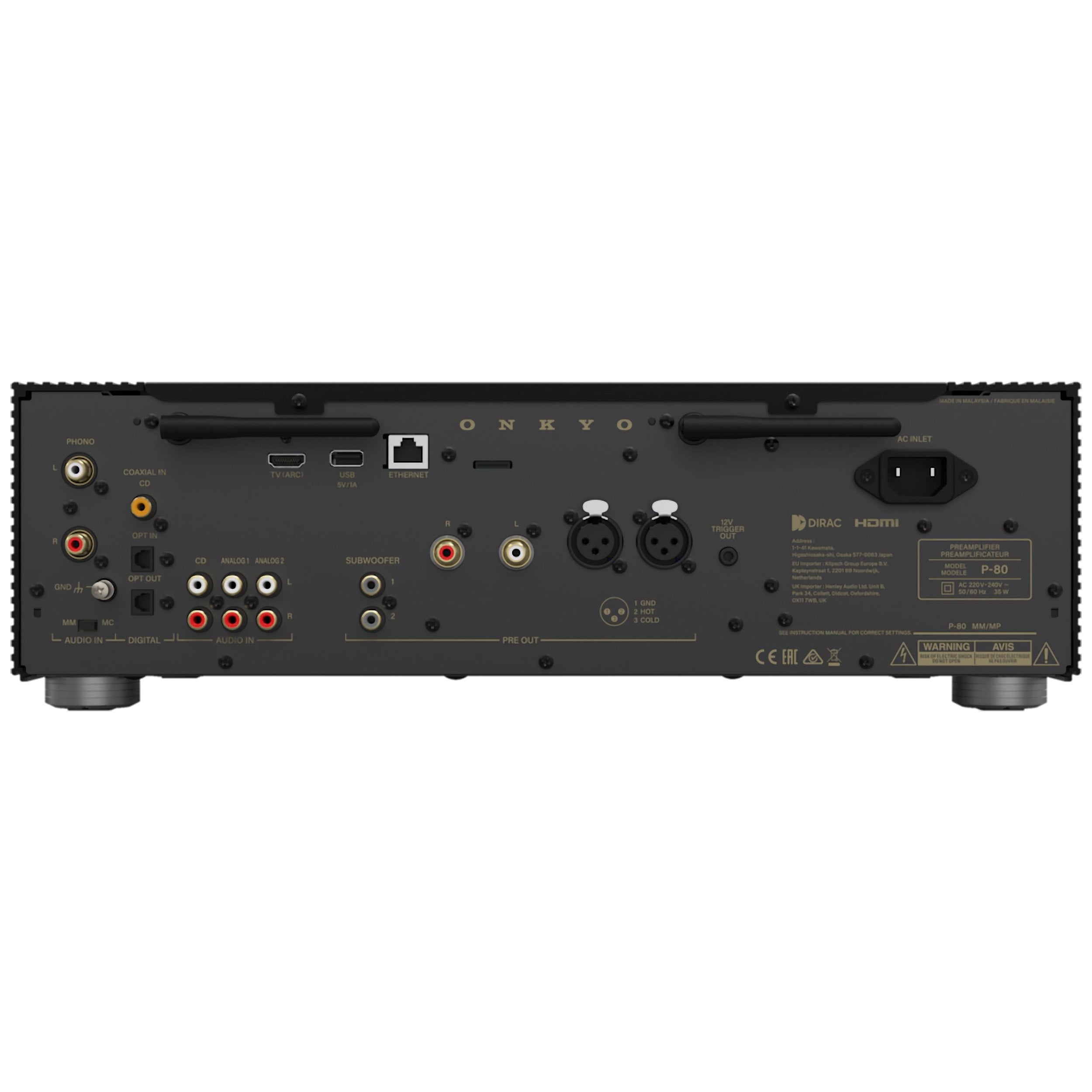 ★CONTROL ONKYO　PL-80　こどもの頃にあった「電蓄」への思い ♪ Onkyo Icon P-80 - Preamplifier - Lydspecialisten