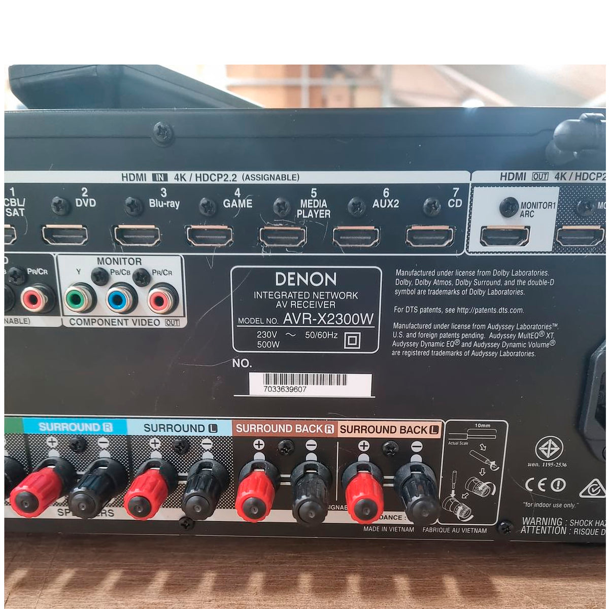 Denon AVR-X2300W (BRUGT)